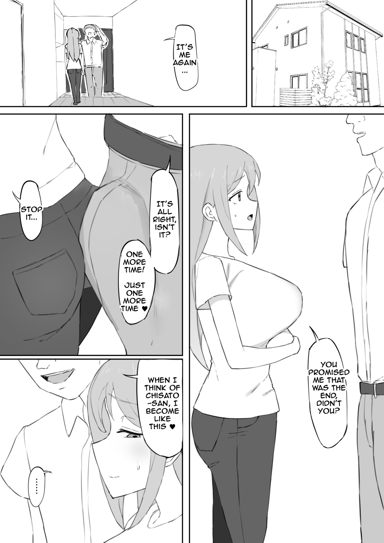 Hentai Manga Comic-Blackmailed Mother-Read-12